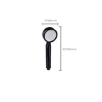 Modern Round Hand Shower 3 Spray Patterns Wall Mounted Hand Shower