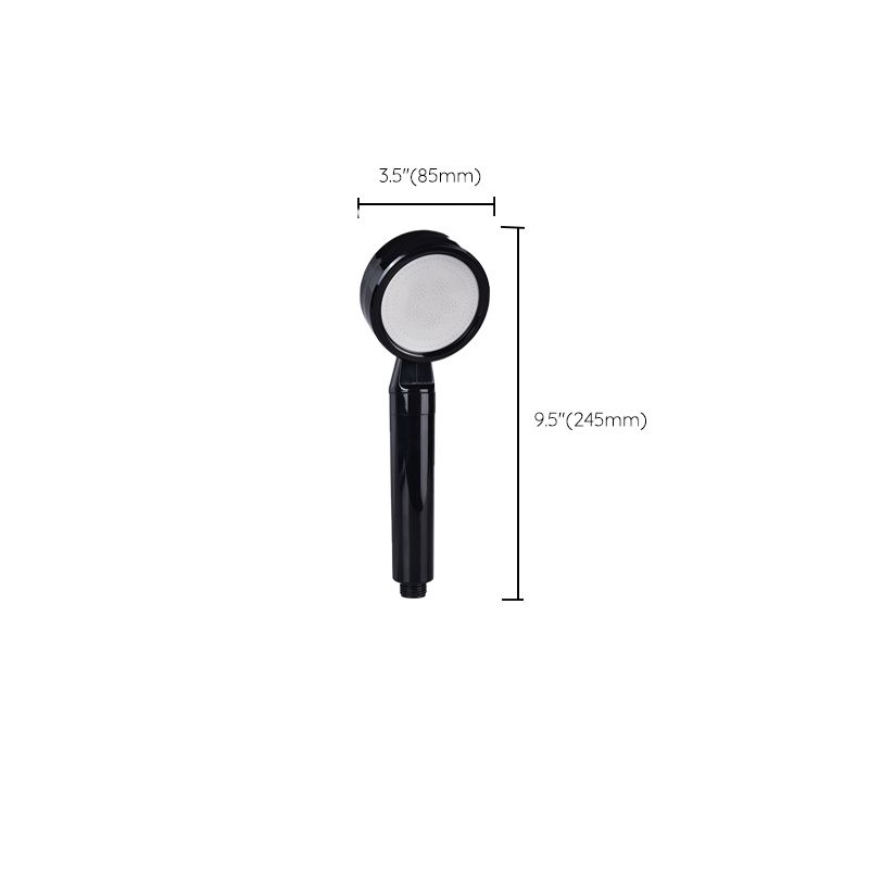 Modern Round Hand Shower 3 Spray Patterns Wall Mounted Hand Shower
