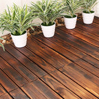 Connection Patio Floor Tiles Made of Solid Wood Patio Floor Tiles