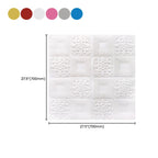 Modern wall covering foam 3D embossed peel and stick wall panel