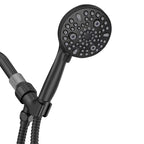 Round Handheld Showerhead Plastic Water Efficient Showerhead