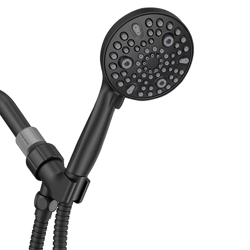 Round Handheld Showerhead Plastic Water Efficient Showerhead