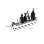 Modern bathroom accessory set bath shelf/towel holder & bathrobe hooks included