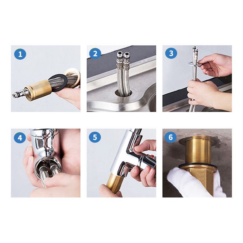 Single handle faucets Glam Style sink faucets for the bathroom