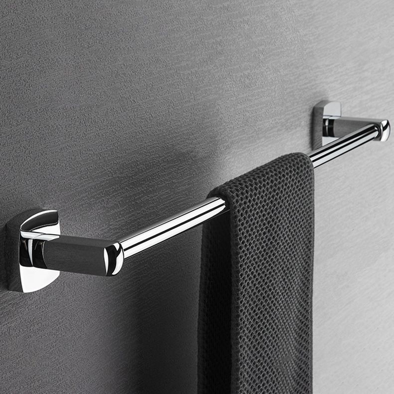 Polished Chrome Modernism Bathroom Accessory Set Bath Shelf / Towel Bar / Bathrobe Hook Included