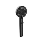 Round Spray Shower Head 6 Settings Adjustable Water Flow Handheld Shower Head