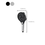 Modern Round Hand Shower Adjustable Spray Pattern Wall Mount Hand Shower