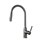 Modern Pull-down Water Filler Single Handle High Arc Kitchen Faucet