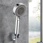 Contemporary Showerhead Combination Metal Round Handheld Showerhead