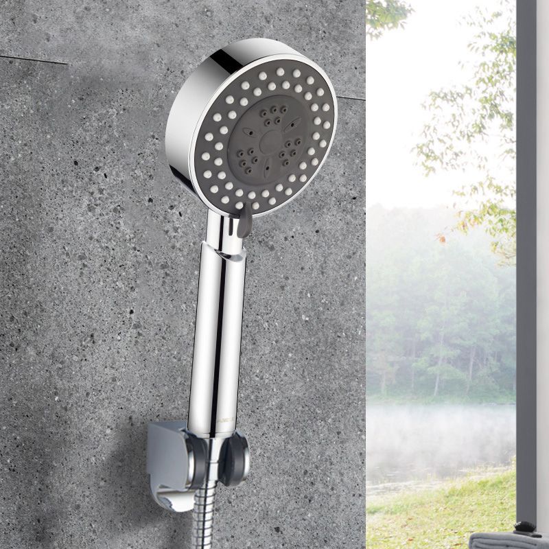 Contemporary Showerhead Combination Metal Round Handheld Showerhead