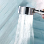 Contemporary shower combination hand shower with round shape