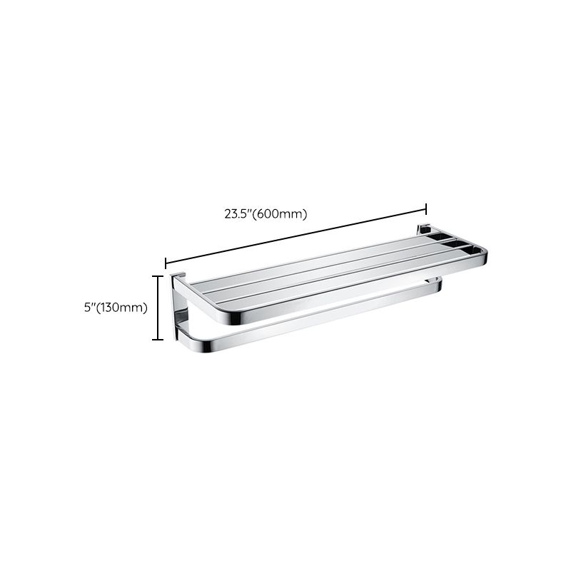 Polished Chrome Modern Bathroom Accessory Set made of Stainless Steel Towel Holder/Soap Dish