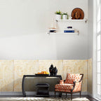 Glam Scratch Resistance Wainscoting 3D Peel and Stick Interior Wall Panel