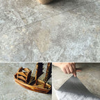 Rectangular PVC Floor Covering Peel and Stick Matte Stone Look Vinyl Floor