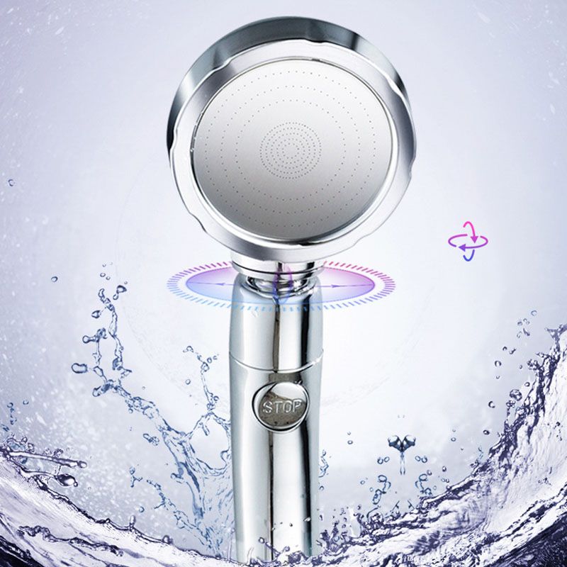 Contemporary Shower Combination Hand Shower Plastic Wall Mount Round Shower Head Combination