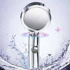 Contemporary Shower Combination Hand Shower Plastic Wall Mount Round Shower Head Combination