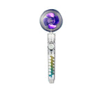 Modern showerhead bathroom hand shower made of plastic with adjustable water flow