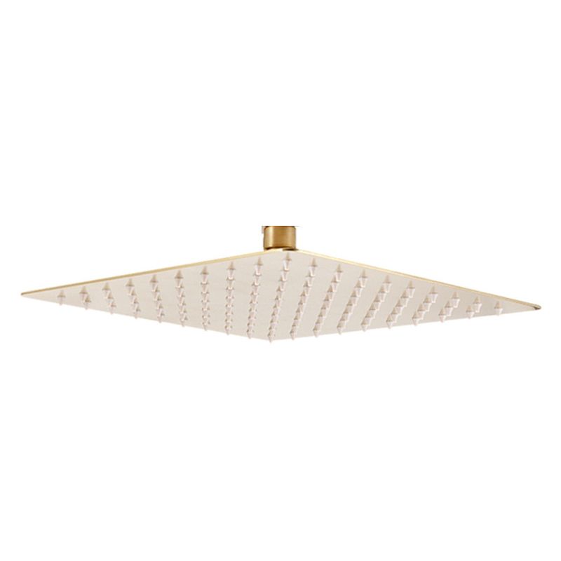 Stainless Steel Square Shower Head Standard Spray Pattern Wall Mounted Shower Head