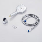 Square Handheld Shower Head Modern Wall Mounted Handheld Shower Head