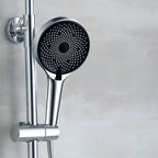 3 Sprays Shower Head Wall Mount Adjustable Spray Pattern Handheld Shower