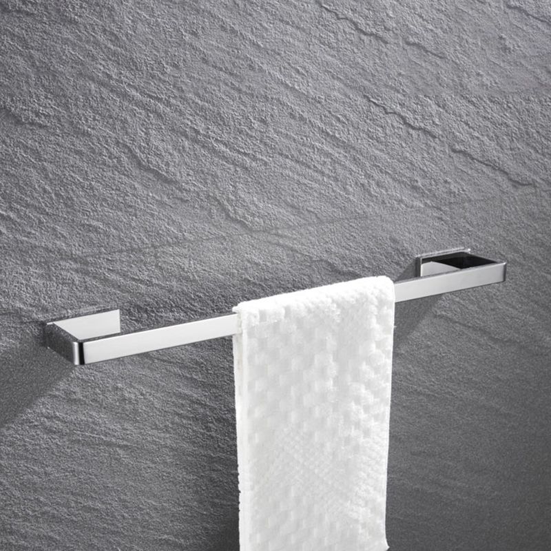 5-piece modern bathroom accessories as single item or in set Polished chrome bathroom set
