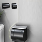 Modern Bathroom Accessory Set Black Soap Dish Bath Shelf Bathroom Set