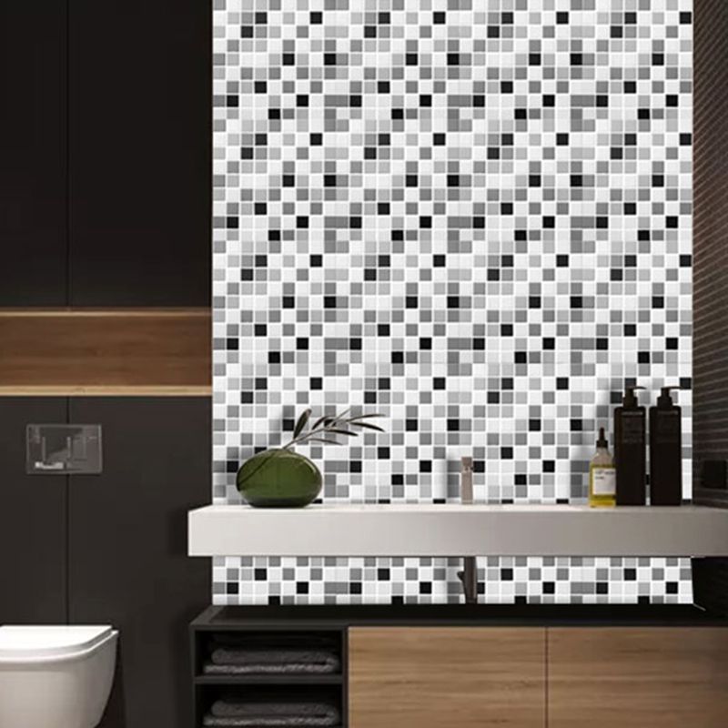 Tile Stripping & Gluing Square Mosaic PVC Stain Resistant Stripping and Gluing Plates for Shower 5 Pack