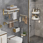 Modern Bathroom Accessories Set Bathroom Shelf Towel Holder Bathroom Accessories Hardware Set
