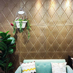 Industrial Wall Board 3D Print Bathroom and Living Room Wall Panel Set of 1