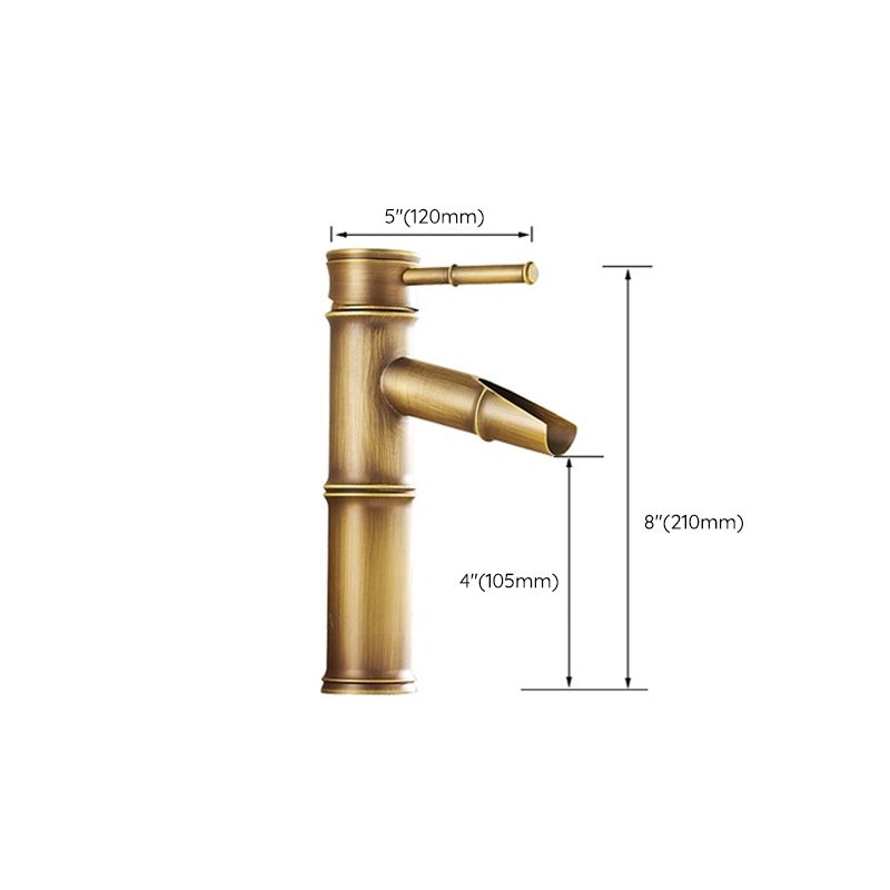 Country House Style Basin Mixer Single Hole Bathroom Fitting