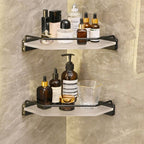Metal and acrylic bathroom accessories as a single piece or in a set in black