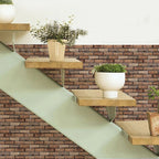 Modern interior wall floor tile brick look oil-resistant peel and stick tile
