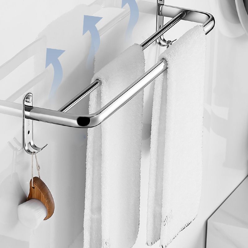Modern Bathroom Set with Bathroom Shelf/Towel Bar Polished Chrome Bathroom Accessory Set