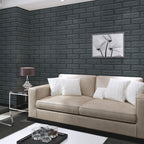 Industrial Wall Paneling Peel and Stick Wood Look Design Waterproof Foam Wall Paneling