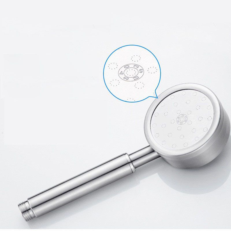 Metal Handheld Showerhead Modern Solid Color Round Showerheads