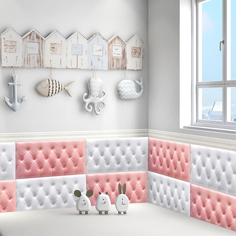 Contemporary Wall Panel Textured Wall Interior Waterproof Upholstered Panel