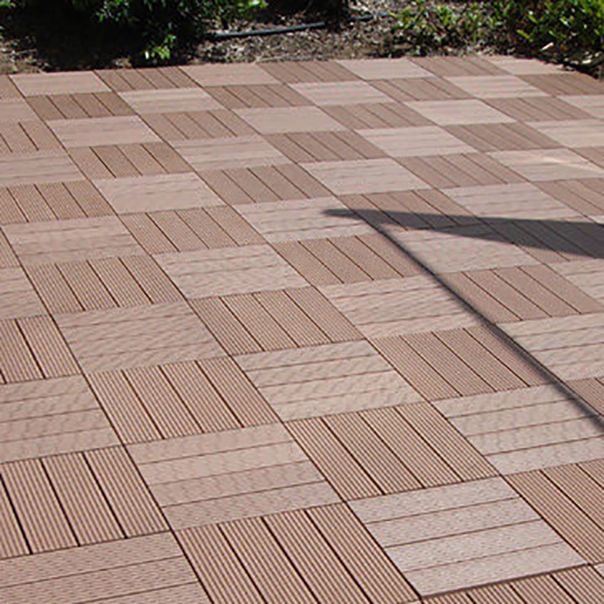 Deck Plank Loose Lay Manufactured Wood Panels Patio Tiles Outdoor Flooring