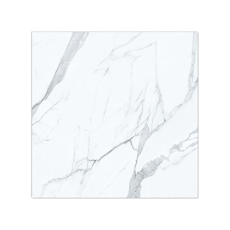 Peel and Stick Vinyl Flooring High Gloss PVC Floor Covering with Square Edge