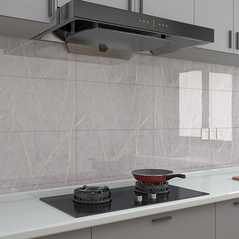 Modern kitchen tile waterproof smooth Peel and Stick splash guard tile
