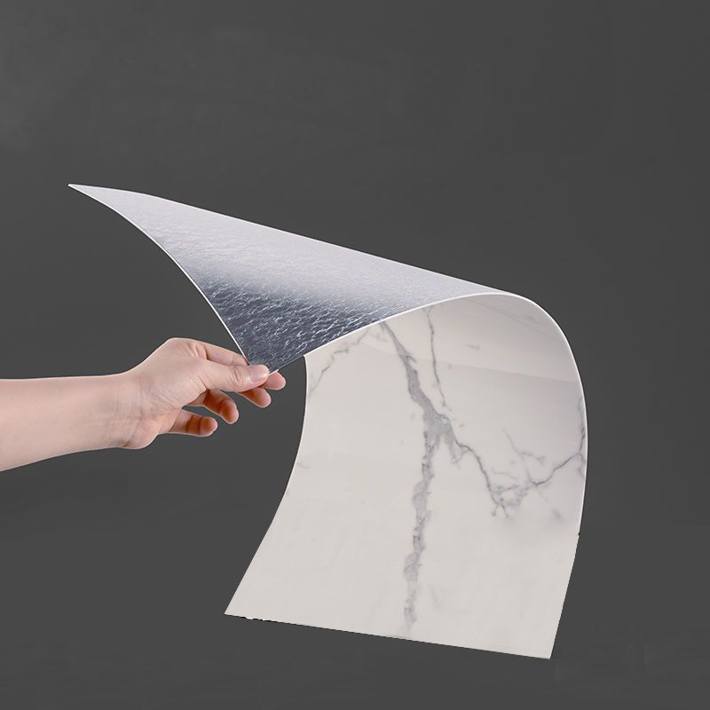 Waterproof removable field tile wallpaper and adhesive wall tile in rectangular shape
