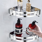 Modern Stainless Steel Bathroom Set Paper Holder Bathroom Shelf Bathroom Accessories