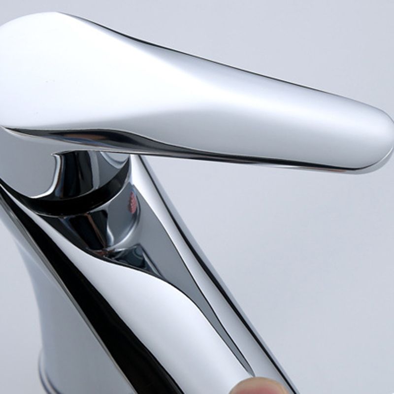 Single Hole Basin Tap Lever Handle 1 Hole Faucet for the Bathroom