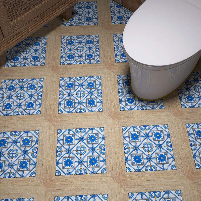 Fancy PVC Vinyl Floor Peel and Stick Geometrically Printed Vinyl Plank Floor