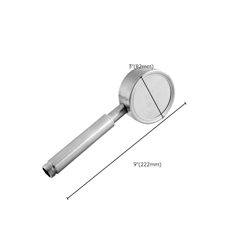 Round Shape Handheld Showerhead Traditional Metal Wall Mounted Hand Shower
