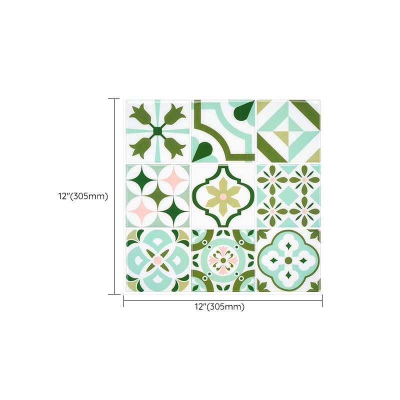 Mosaic tile peel & stick Modern plastic tile peel & stick