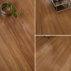 Rectangle PVC Flooring Smooth Peel and Stick Wood Look Vinyl Floor
