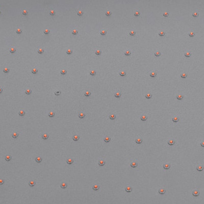 Rectangular Gray Showerhead Combo Standard Spray Pattern Showerhead
