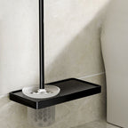 Modern Bathroom Set Towel Bar Paper Holder Black Bathroom Accessory Set