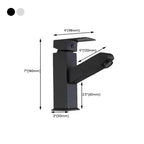 Lever handle faucet Contemporary pull-out faucet for the bathroom