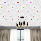 Modern Tin Back Wall Covering Smooth Wall Ceiling XPE Cotton Set of 1